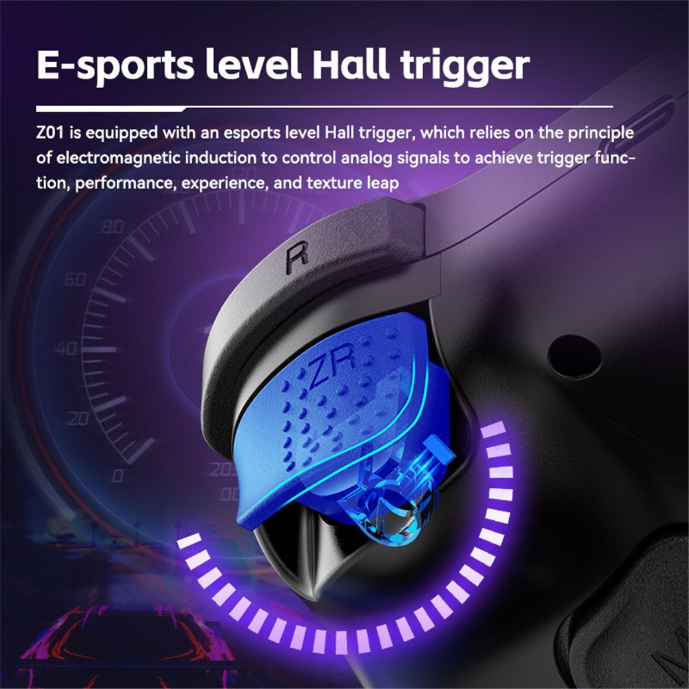 Z01 Wireless Bluetooth-compatible Controller for Nintendo Switch, Android, iOS, PC Gamepad with Hall Effect Triggers