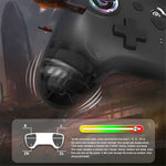 TOPWOLF Wireless Bluetooth-compatible Game Controller with RGB Lights for Nintendo Switch / PC / iOS / Android