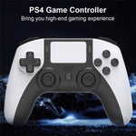 TOPWOLF HS-PS4252 For PS4 Bluetooth-compatible Controller PC Programmable Dual Vibration Gamepad