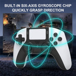 TOPWOLF HS-PS4252 For PS4 Bluetooth-compatible Controller PC Programmable Dual Vibration Gamepad