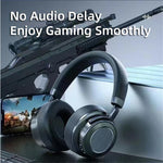 VJ364 ANC Noise Reduction Over-Ear Wireless Headset Bluetooth-compatible Heavy Bass Music Gaming Headphone