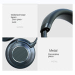 VJ364 ANC Noise Reduction Over-Ear Wireless Headset Bluetooth-compatible Heavy Bass Music Gaming Headphone