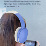 VJE907 Over-Ear Headphone Wireless Bluetooth-compatible Gaming Headset Bass Sound Earphone