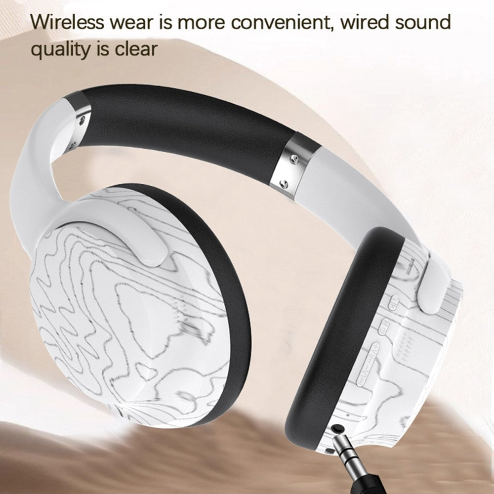 VJE906 Trådløst Bluetooth-kompatibelt Gaming Headset Sportshøretelefon Hovedtelefon med Flere Musikeffekter