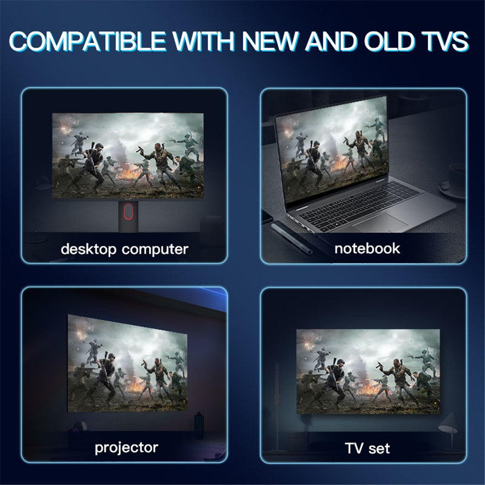 m22 Game Stick 4K, Dual 2.4G Wireless Game Controllers with 64G 30000+ Games for TV