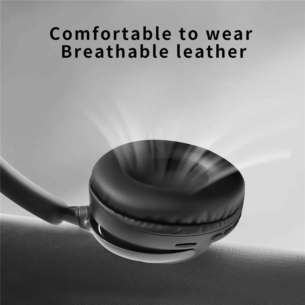 AKZ-25 Bluetooth-compatible 5.3 Over-Ear Headphones 100-Hour Standby Wireless Headset for Cellphone PC Laptop