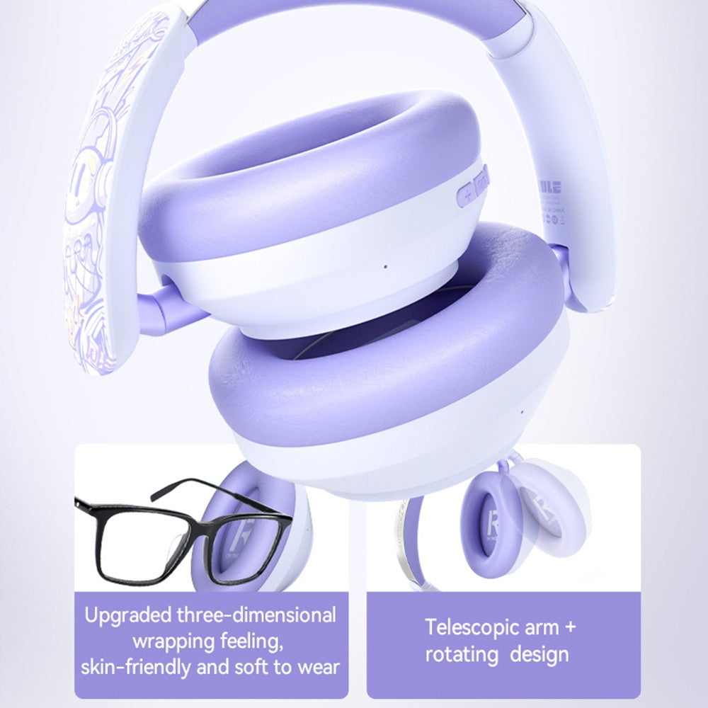 EL-GT3 Bluetooth-compatible Headphones ANC Noise Cancelling Over Ear Wireless Headset ( Standard Version )