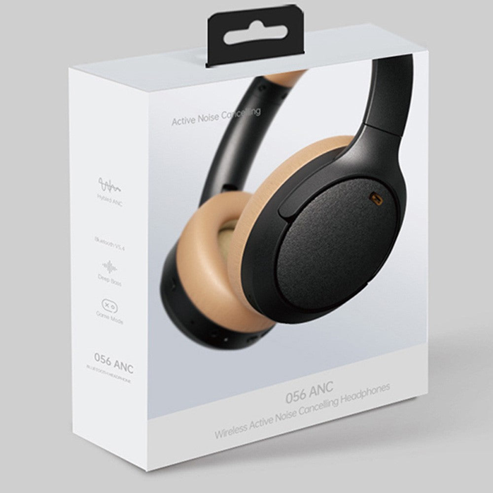 BT056 Brusreducerande Bluetooth-kompatibla hörlurar ANC Trådlösa Stereohörlurar med djup bas Over-ear-headset