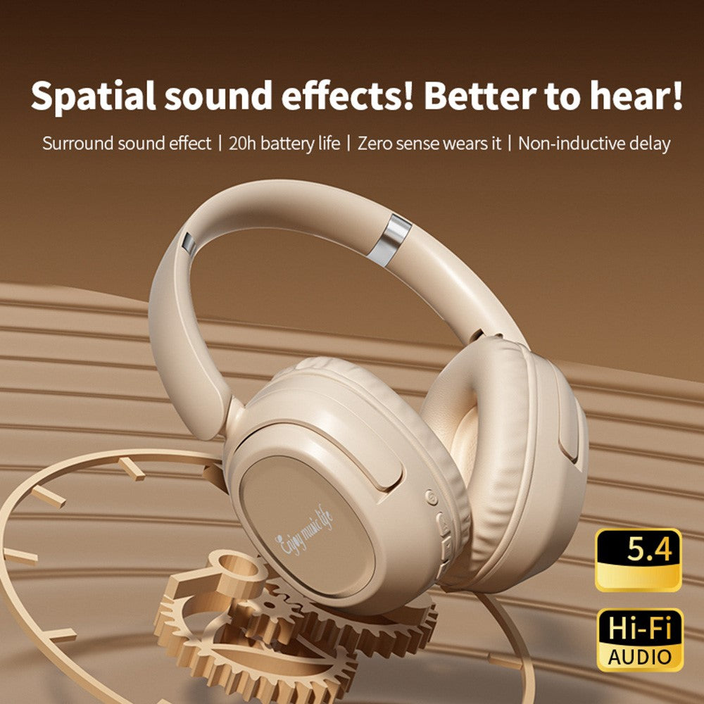 BH900 Trådløse Bluetooth-kompatible Gaming Hovedtelefoner Hi-Fi Stereo In-Ear Støjreducerende 40MM Driver Headset