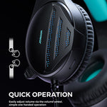 JOYROOM Jhead Series JR-HG2 Gaming Headphones Wired Over-Ear Headset with Microphone  /  Volume Control