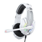 KOTION EACH G9000 Plus Gaming Headset Kablet Computer RGB Belysning Over-Ear Hovedtelefon med Mikrofon
