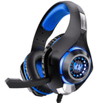 KOTION EACH GS400 LED Light Gaming Headset Kablet Over-Ear Høretelefon med Lydadapterkabel til PC / PS4 / PS5