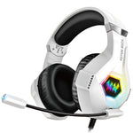 KOTION EACH GS450 Gaming Headset til PS4 / PS5 / PC RGB Kablet Over-Ear Høretelefon med Adapterkabel