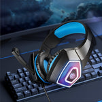 KOTION EACH V-1 Gaming Headset RGB Light Wired Computer Headphone with Adapter Cable