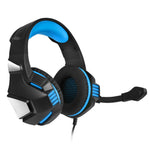 KOTION EACH V-3 Wired Gaming Headset for PS4 / PS5 LED Light Heavy Bass Over-Ear Headphone with Adapter Cable