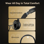 VENTION NBBB0 Soundmate S11 Wireless Headphones BT On-Ear Headset with Microphone for Home / Office