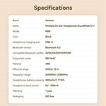 VENTION NBBB0 Soundmate S11 Wireless Headphones BT On-Ear Headset with Microphone for Home / Office