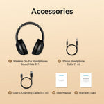 VENTION NBBB0 Soundmate S11 Wireless Headphones BT On-Ear Headset with Microphone for Home / Office