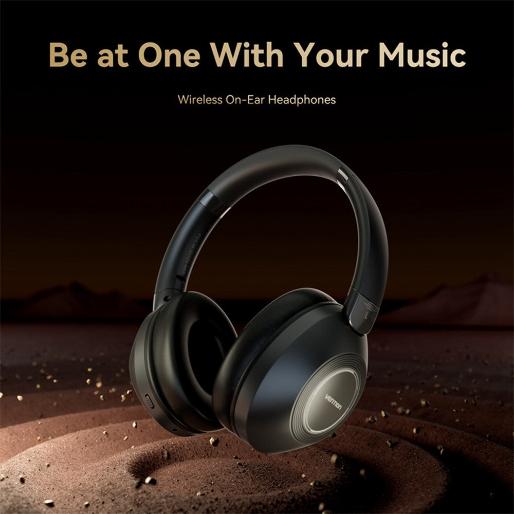 VENTION NBBB0 Soundmate S11 Wireless Headphones BT On-Ear Headset with Microphone for Home / Office