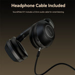 VENTION NBBB0 Soundmate S11 Wireless Headphones BT On-Ear Headset with Microphone for Home / Office