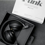 FUNK High Fidelity ANC Bluetooth-Compatible Headphone Surround Sound Headset with AAC Codec and Microphone