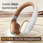 LC3200 Retro Gaming Trådløst Bluetooth-kompatibelt Hovedtelefon Foldbart Over-Ear Headset