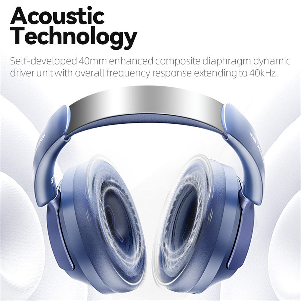 GT6 Wireless PC Gaming Headset Noise Cancelling Over Ear Bluetooth-Compatible Headphone