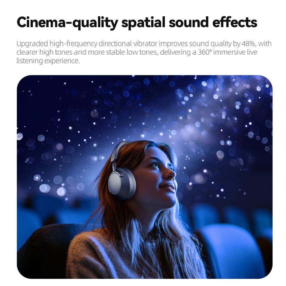 GT6 Wireless PC Gaming Headset Noise Cancelling Over Ear Bluetooth-Compatible Headphone