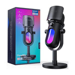 SYNTECH M100 RGB Capacitor Gaming Microphone HiFi Recording Studio-Level Audio Mic for Gaming / Live Streaming
