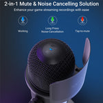 SYNTECH M100 RGB Capacitor Gaming Microphone HiFi Recording Studio-Level Audio Mic for Gaming / Live Streaming