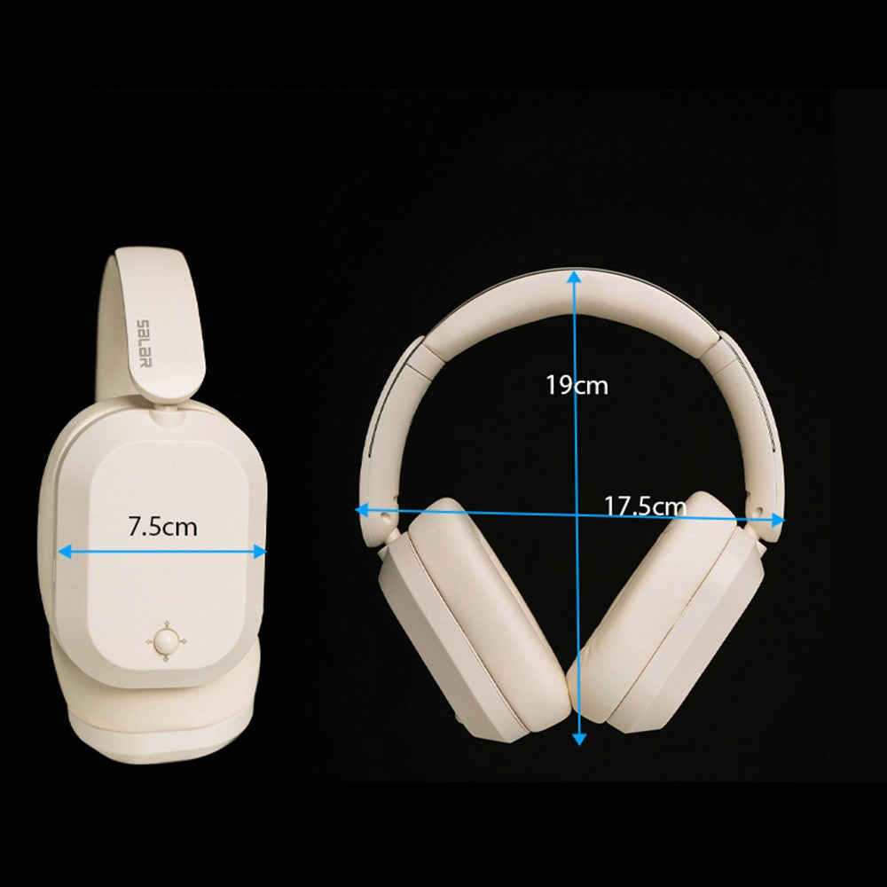 SALAR BM709 Wireless Headphones Bluetooth-Compatible 5.3 Gaming Headset with Mic / Dual EQ Modes