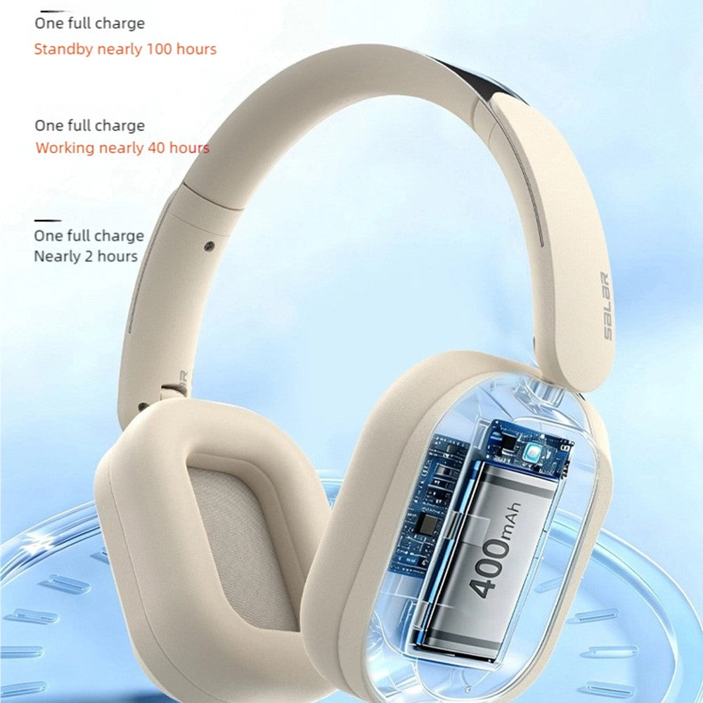 SALAR BM709 Wireless Headphones Bluetooth-Compatible 5.3 Gaming Headset with Mic / Dual EQ Modes