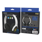 DOBE FOMIS ELECTRONICS TP5-5515 trådløst gamingheadset 2.4G Bluetooth-kompatible hovedtelefoner med RGB LED-mikrofon til PS5/PS4/Nintendo Switch/PC