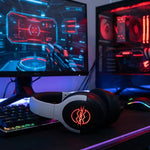 DOBE FOMIS ELECTRONICS TP5-5515 trådløst gamingheadset 2.4G Bluetooth-kompatible hovedtelefoner med RGB LED-mikrofon til PS5/PS4/Nintendo Switch/PC