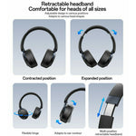 YESIDO EP11 Trådløse Hovedtelefoner ANC+ENC Bluetooth-kompatibelt Over-Ear Headset med Mikrofon