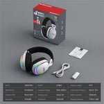 ONIKUMA GT805 4 Modes Wireless / Wired Gaming Headset Over-Ear Headphones with RGB Light