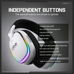 ONIKUMA GT805 4 Modes Wireless / Wired Gaming Headset Over-Ear Headphones with RGB Light