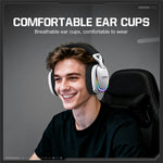 ONIKUMA GT805 4 Modes Wireless / Wired Gaming Headset Over-Ear Headphones with RGB Light
