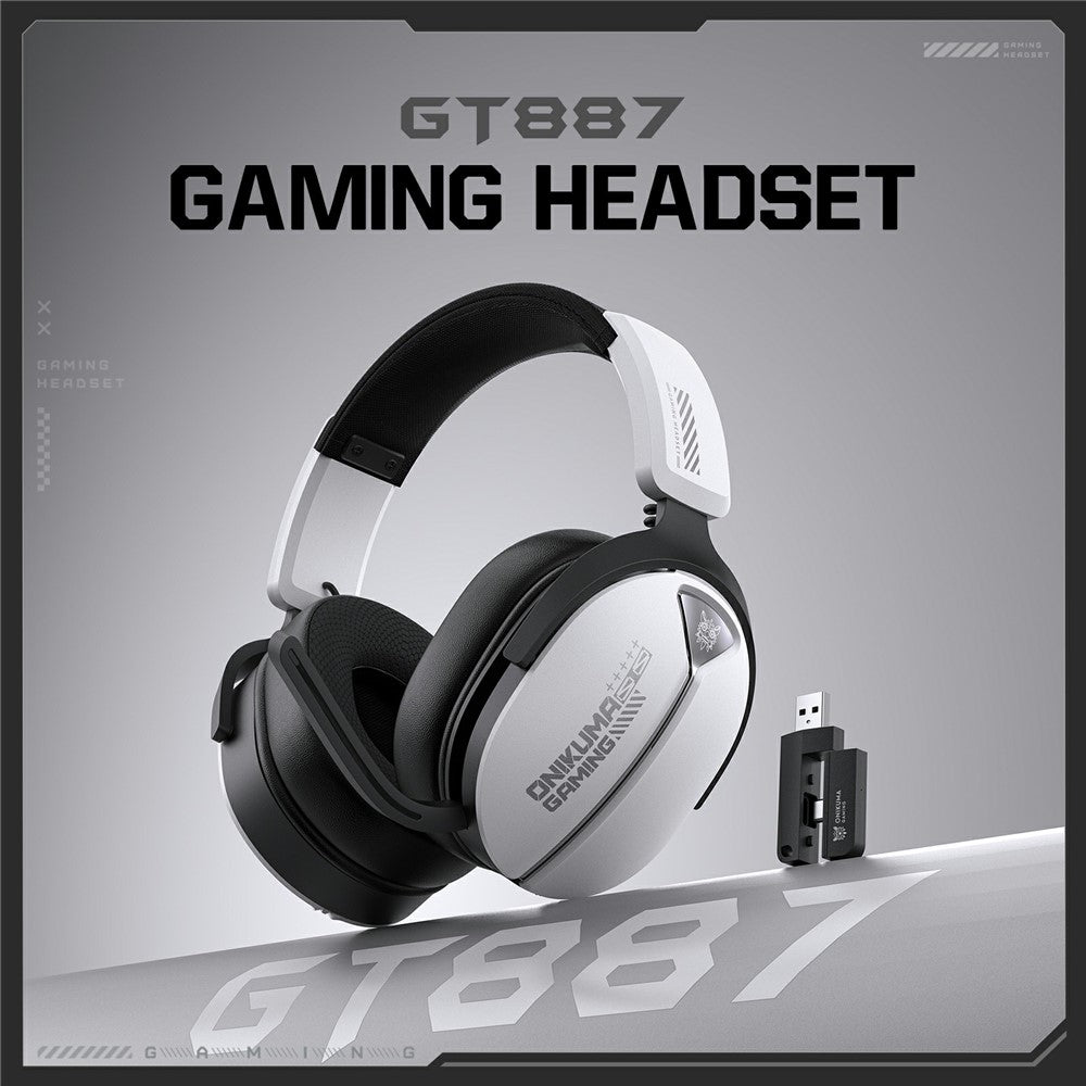 ONIKUMA GT887 Gaming Headphones with Microphone 4 Modes Wireless / Wired Over-Ear Headset