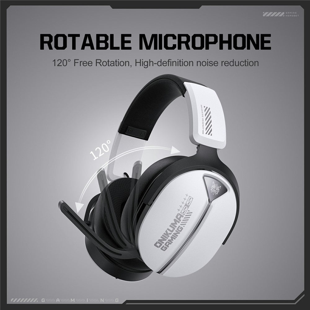 ONIKUMA GT887 Gaming Headphones with Microphone 4 Modes Wireless / Wired Over-Ear Headset