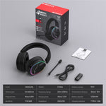 ONIKUMA GT836 Wireless Gaming Headset 4 Mode Bluetooth-Compatible Headphones with Noise Cancelling Microphone