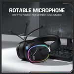 ONIKUMA GT836 Wireless Gaming Headset 4 Mode Bluetooth-Compatible Headphones with Noise Cancelling Microphone