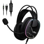 ONIKUMA X91 Gaming Headset Wired Over-Ear Headphones with Microphone RGB LED For PC  /  PS5  /  Gaming