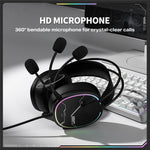 ONIKUMA X91 Gaming Headset Wired Over-Ear Headphones with Microphone RGB LED For PC  /  PS5  /  Gaming