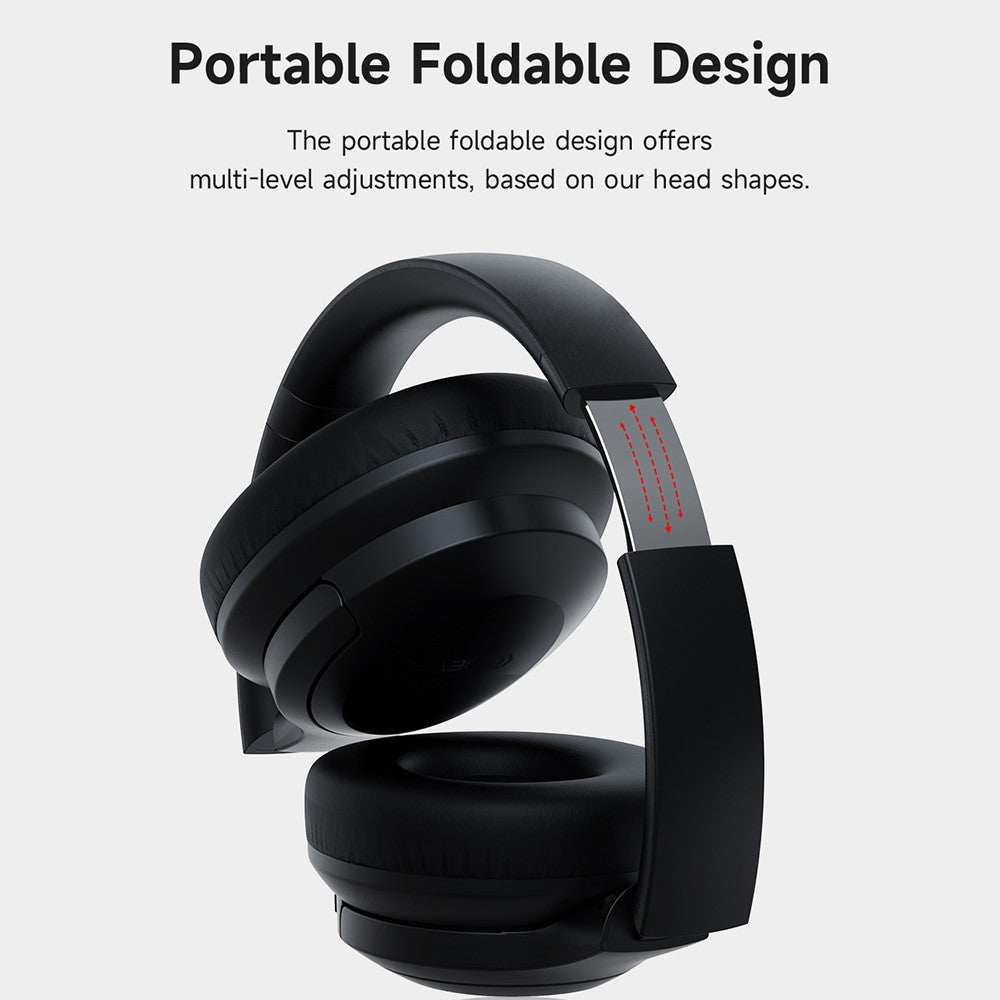 DEVIA EM203 EarBass Pro1 Bluetooth-Compatible Wireless Headphone Foldable Over Ear ANC Headset