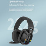 B500 Wireless Bluetooth-compatible Over Ear Headphones Deep Bass Gaming Headset with RGB Light