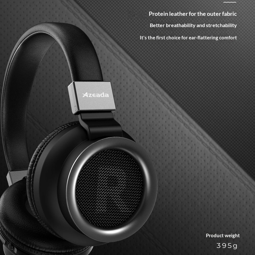 AZEADA PD-BH400 Wireless Headphones Over Ear Bluetooth-compatible 5.0 HiFi Sound Headset