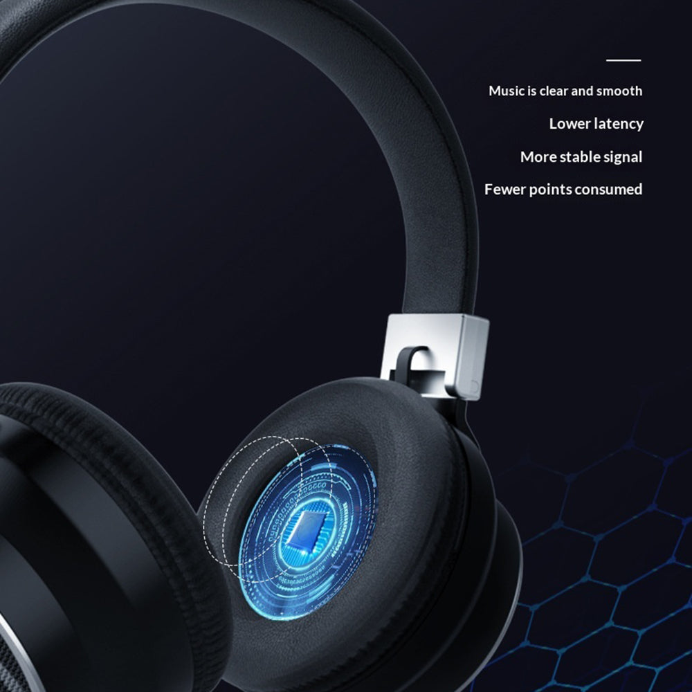 AZEADA PD-BH400 Wireless Headphones Over Ear Bluetooth-compatible 5.0 HiFi Sound Headset
