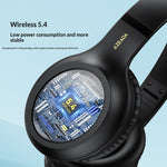AZEADA Z-BH03 Wireless Headphones 40mm Driver Surround Sound Bluetooth-compatible 5.4 Headset