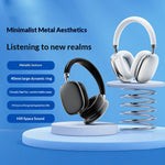 AZEADA Trådløse Bluetooth-kompatible hovedtelefoner 40 mm driver 70 timers spilletid 5.4 Metal Justerbare til musik